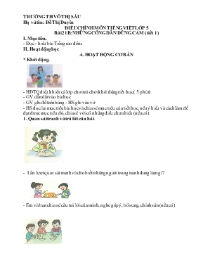 Điều chỉnh môn tiếng Việt lớp 5 - Bài 21 Những công dân dũng cảm (Tiết 1)